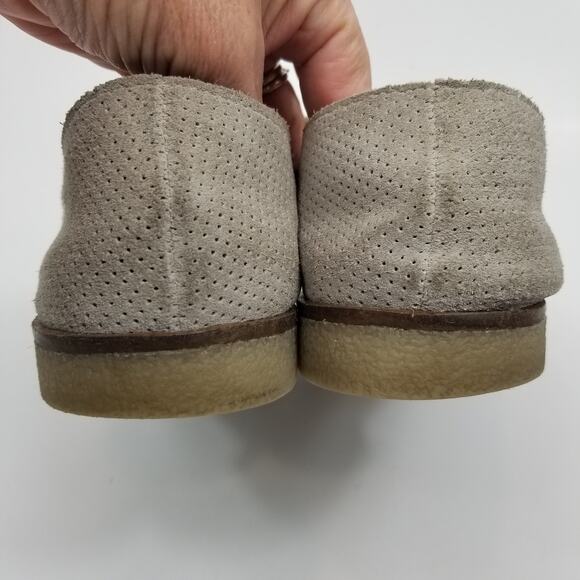 Dolce Vita Carla Perforated Suede Loafers Slip Ons Size 9 - Picture 5 of 7